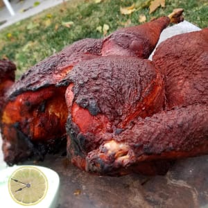 Lemons & Time recipe for Pavo Pibil Smoked Achiote Turkey