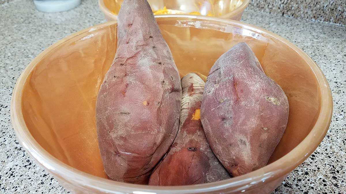 Boiled Sweet Potatoes