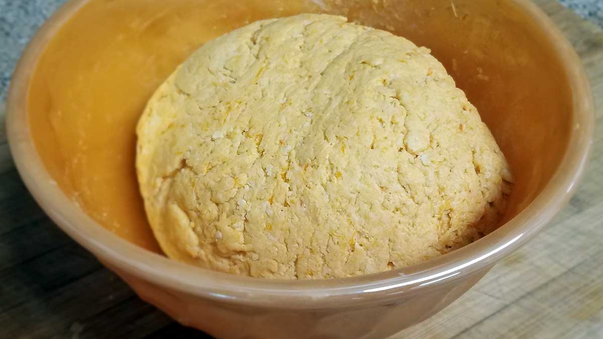 Sweet Potato Biscuit dough