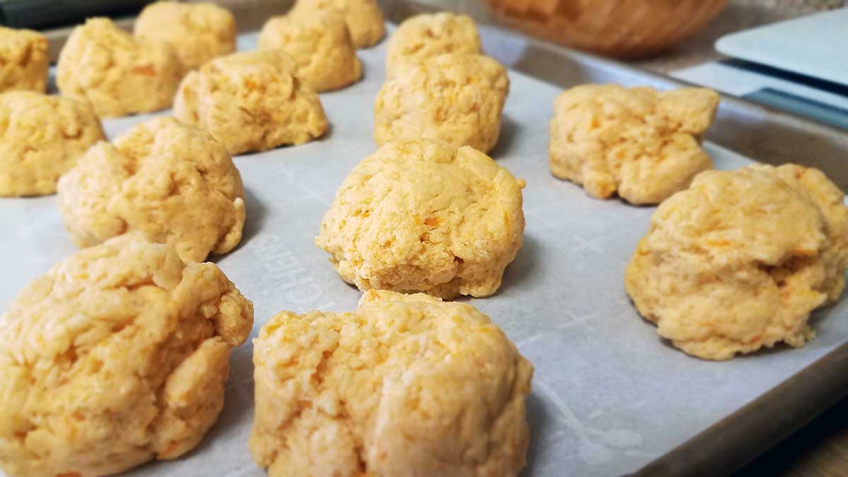 Sweet Potato Biscuits unbaked