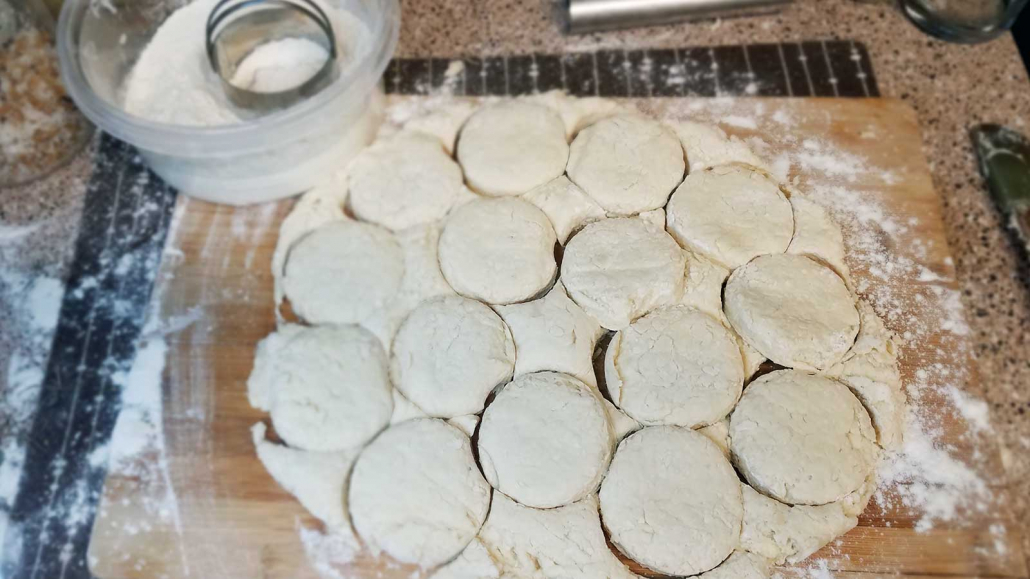 Step 6 Cutting Biscuits