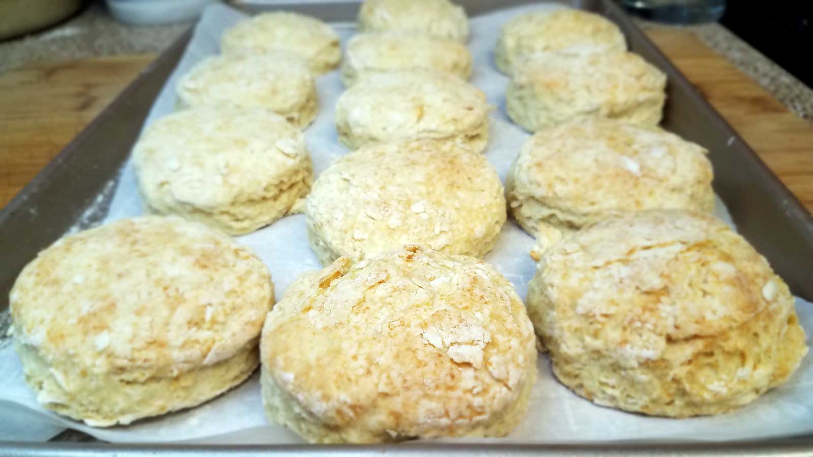 Step 6 Baking Biscuits
