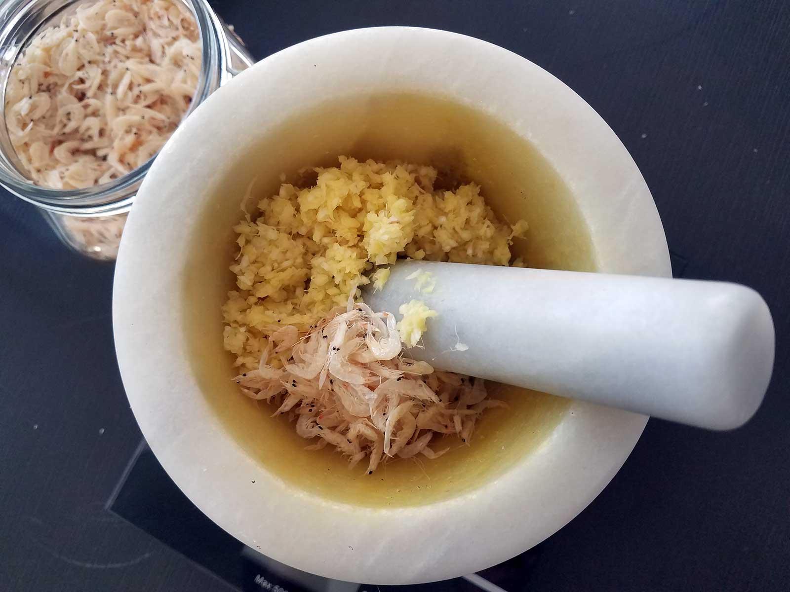 Korean kimchi making ingedients