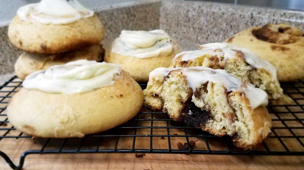 Cinnamon Rolls with Cream Cheese Frosting