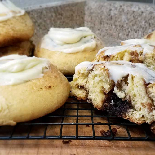 Cinnamon Rolls with Cream Cheese Frosting