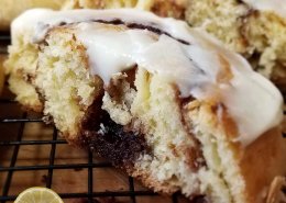 Cinnamon Rolls with Cream Cheese Frosting by Lemons and Time