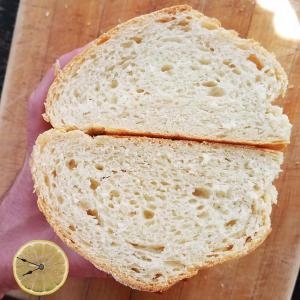 Cuban Bread soft crumb interior