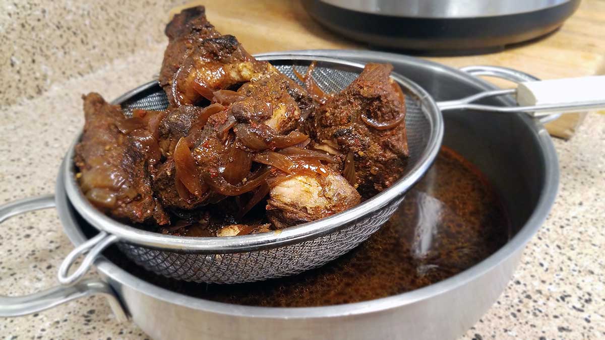 Molasses-cured braised pork