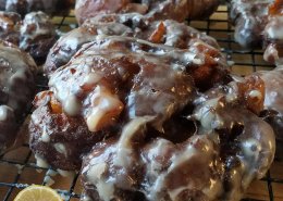 Maple Glazed Apple Fritters recipe