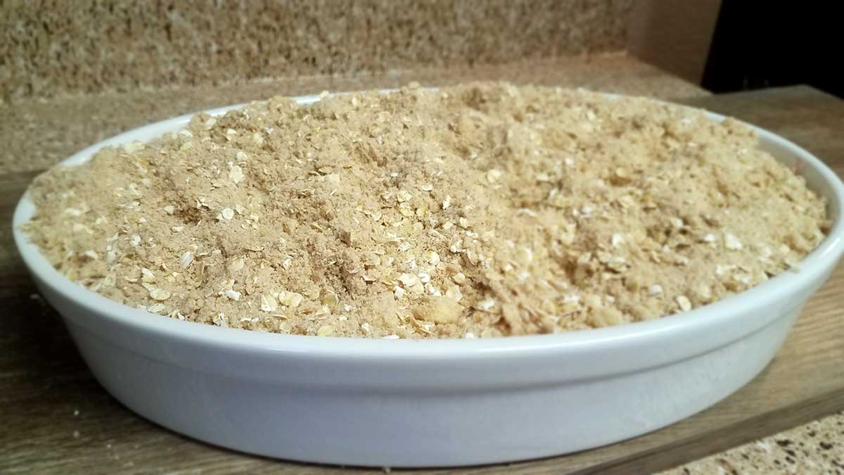 Fruit Crisp with Oat Topping