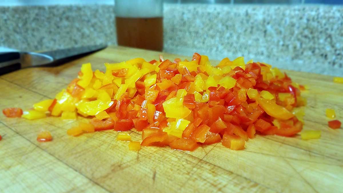 Pickled Peppers small dice