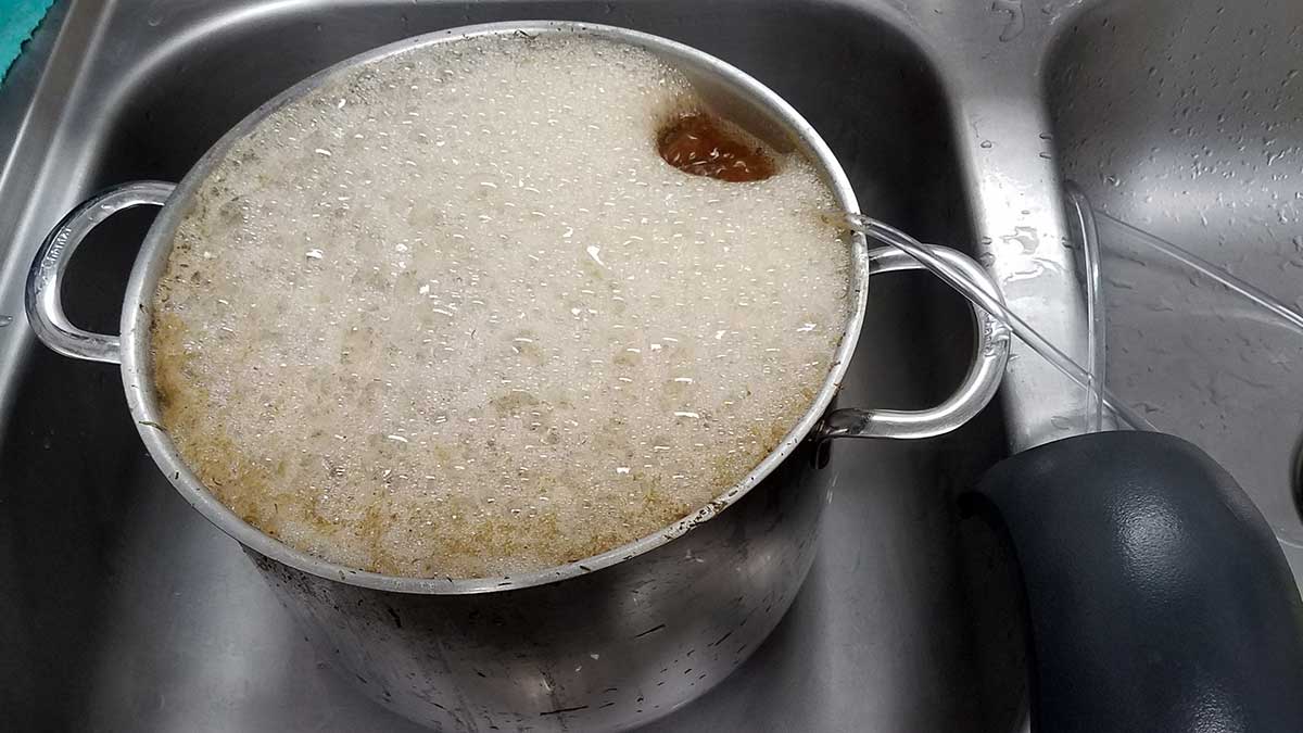 Using an aquarium stone to oxygenate the wort